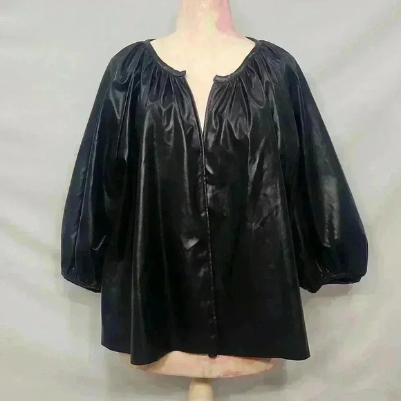 Do Everything in Love Faux Leather Jacket/Blazer - Picture 1 of 9